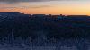 ... la cha�ne de tunturis (montagnes lapones aux formes douces) ...