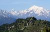 Des hauteurs, on aper�oit, entre autres, le Cervin et la Dent-Blanche.