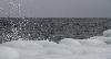Il fait si froid que les embruns se transforment imm�diatement en glace.