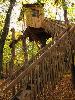 On peut y s�journer dans des h�bergements insolites, tels que les cabanes dans les arbres ...