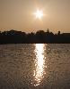 Le soleil se couche sur ce magnifique parc animalier, particuli�rement respectueux de la faune europ�enne sauvage.